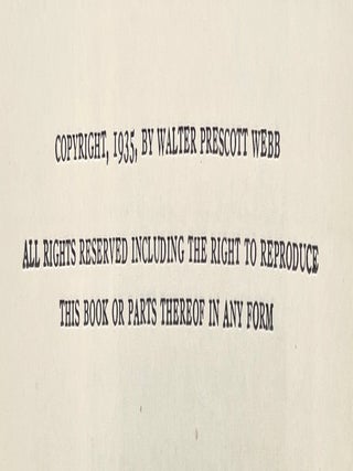 The Texas Rangers: A Century of Frontier Defense [First Edition]