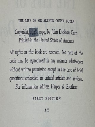 The Life of Sir Arthur Conan Doyle