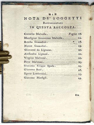 Al Nobile, Ed Eccelso Signor Senatore Conte Giuseppe Dalla Serra Malvasia Gabrielli [First Edition]