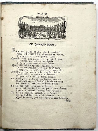 Al Nobile, Ed Eccelso Signor Senatore Conte Giuseppe Dalla Serra Malvasia Gabrielli [First Edition]