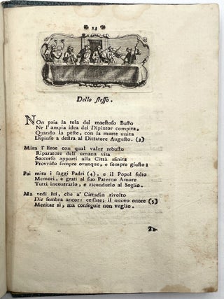 Al Nobile, Ed Eccelso Signor Senatore Conte Giuseppe Dalla Serra Malvasia Gabrielli [First Edition]