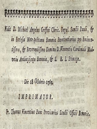 Al Nobile, Ed Eccelso Signor Senatore Conte Giuseppe Dalla Serra Malvasia Gabrielli [First Edition]