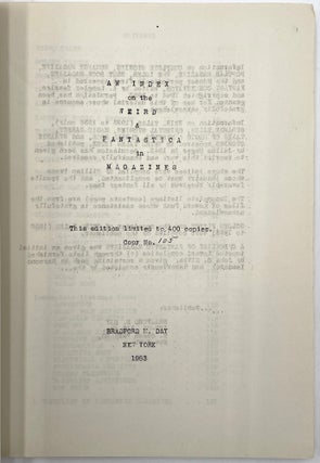 An Index of the Weird & Fantastica in Magazines