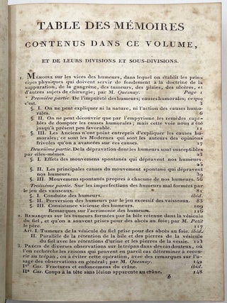 Memoires de L’ Academy Royale de Chirurgie (Memoirs of the Royal Academy of Surgery), 5 Vols.