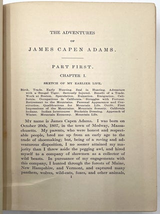 The Adventures of James Capen Adams