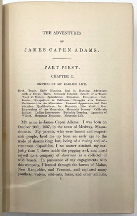 The Adventures of James Capen Adams