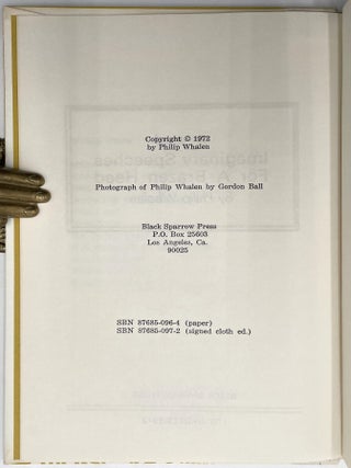 Imaginary Speeches for a Brazen Head [Signed]