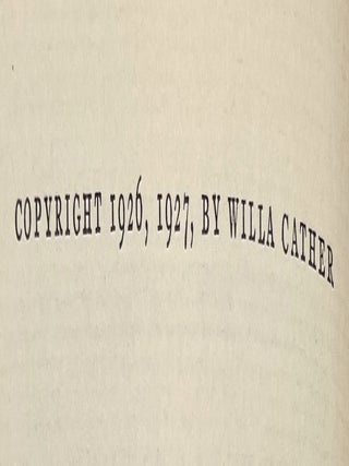 Death Comes for the Archbishop [First Edition]