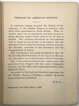 The Jubilee Singers in Great Britain