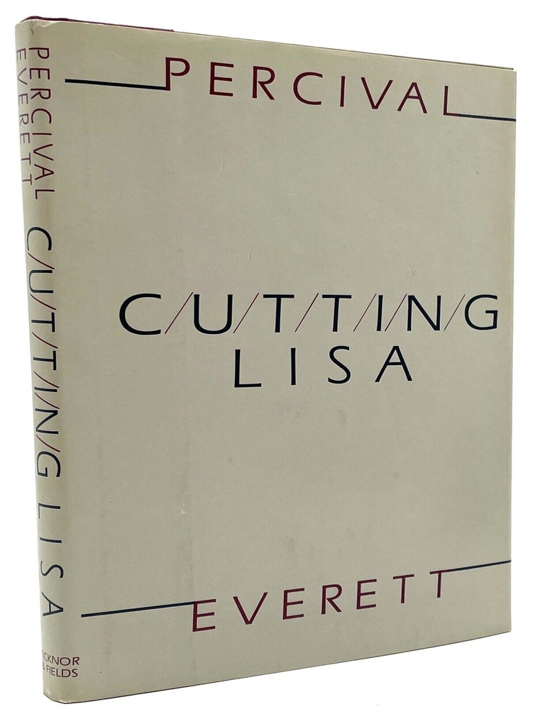 Item #3535 Cutting Lisa [First Edition]. Percival Everett.