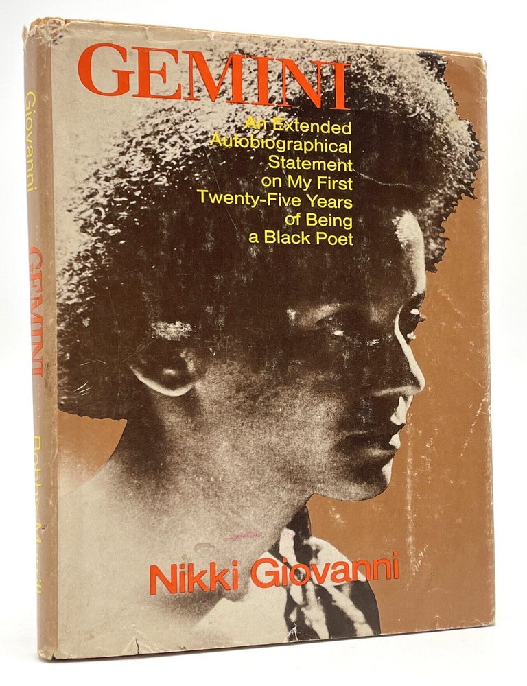 Item #3536 Gemini [Inscribed]. Nikki Giovanni.