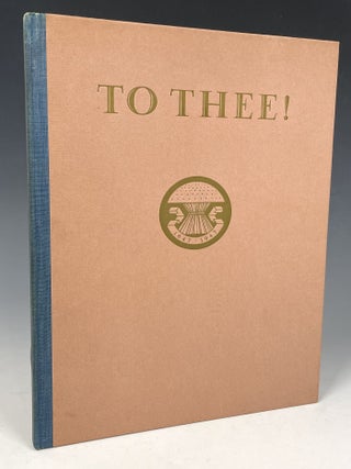 Item #419 To Thee! Rockwell Kent