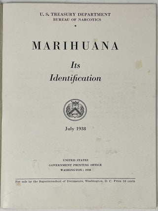 Marihuana: Its Identification