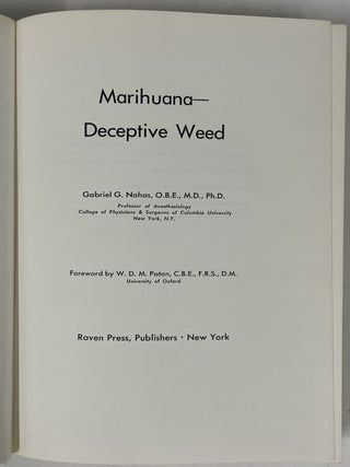 Marihuana - Deceptive Weed