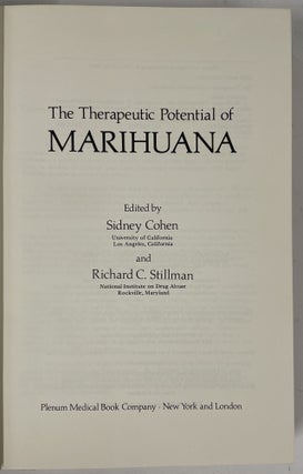 The Therapeutic Potential of Marihuana