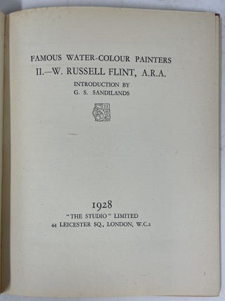 Famous Water-Colour Painters