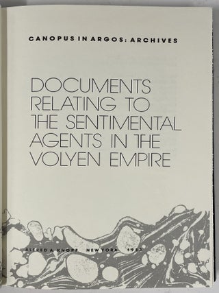 Canopus in Argos: Archives, Vols. 1 - 5
