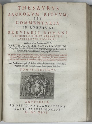 Thesaurus Sacrorum Rituum