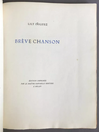 Breve Chanson