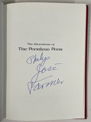 Item #55 The Adventures of the Peerless Peer. Philip José Farmer