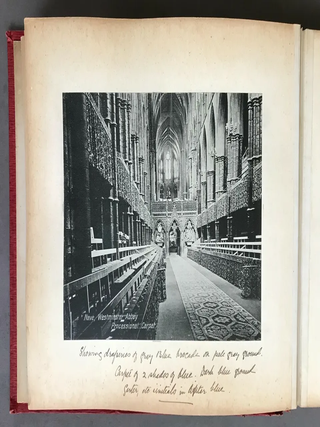 Coronation Album w/ Notes by Katherine Liddell