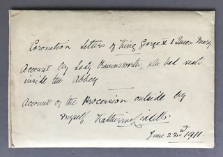 Coronation Album w/ Notes by Katherine Liddell