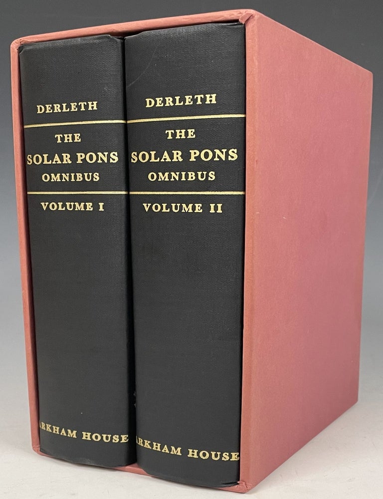 Item #606 The Solar Pons Omnibus (2 Vol. Set). August Derleth.