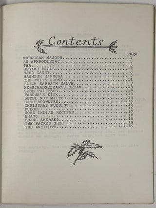 The Hashish Cookbook