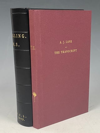 The Diary of A. J. Lane