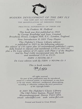 Modern Development of the Dry Fly