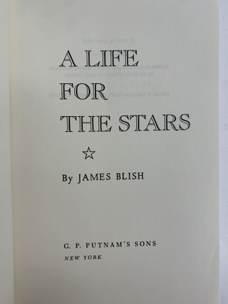 Item #73 A Life for the Stars. James Blish