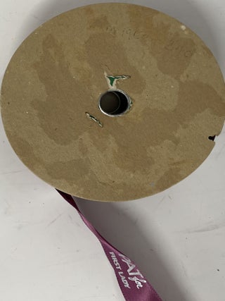 Unused Roll of "Pat for First Lady" Ribbon, 1960
