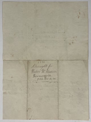 Draught of a Lot of Land in Bowmansville, 1886