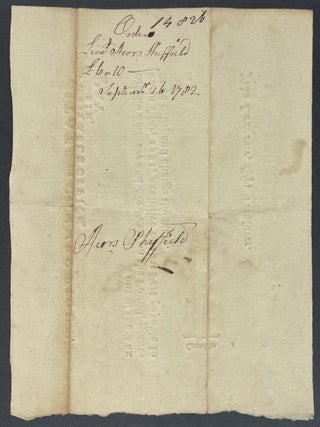 Partially Printed Pay Document