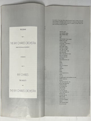 Concert Program, circa 1962
