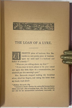 “The Loan of a Lyre” in Bancroft Library of the World’s Short Masterpieces