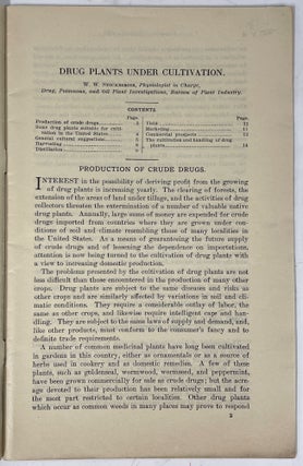 Drug Plants Under Cultivation