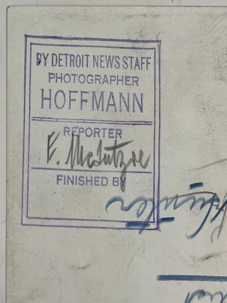 Detroit News Staff Press Photo Depicting Rex Stout