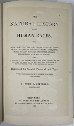 The Natural History of the Human Races