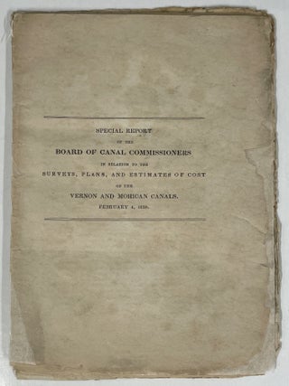 Item #865 Special Report … In Relation to the Ohio Canal. State of Ohio