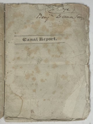 Special Report … In Relation to the Ohio Canal