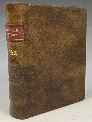 Item #866 History of the British Settlements and Trade in North America. Abbé Raynal